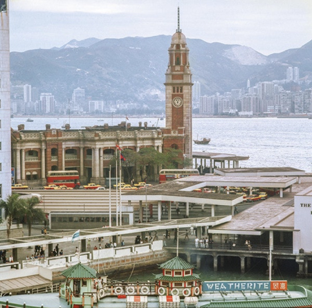 A century-old clock tower witnesses the relationship between the two places.